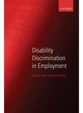 按需印刷不退不换Disability Discrimination in Employment[9780199232277]