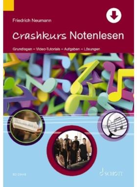 预订【德语】 Crashkurs Notenlesen:Grundlagen - Video-Tut
