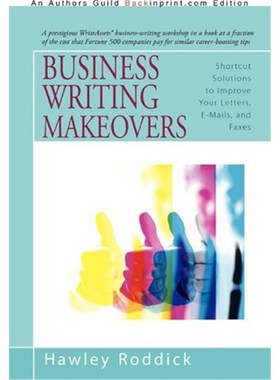 按需印刷Business Writing Makeovers[9781450208840]