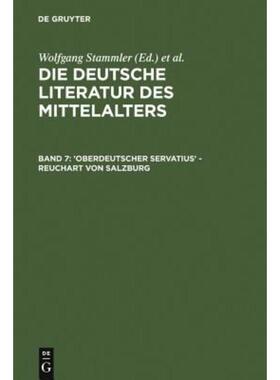 按需印刷DEG  Oberdeutscher Servatius    Reuchart von Salzburg[9783110115826]