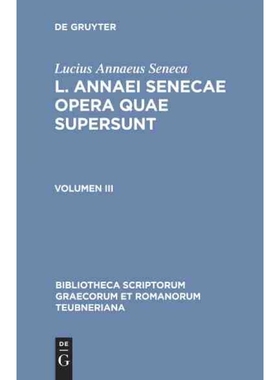 按需印刷DEG L. Annaei Senecae opera quae supersunt[9783110272994]
