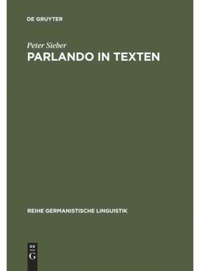 按需印刷DEG Parlando in Texten[9783484311916]