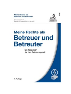Betreuter 德语 Betreuer 预订 Ein den Rechte für Meine Betreuungsfall als Ratgeber und