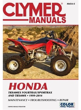 预订Clymer Honda TRX400Ex Fourtrax/Sportrax:99-14