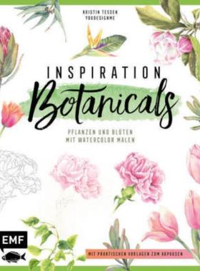 预订【德语】 Inspiration Botanicals - Pflanzen und Blüten mit Watercolor malen:Mit praktischen V
