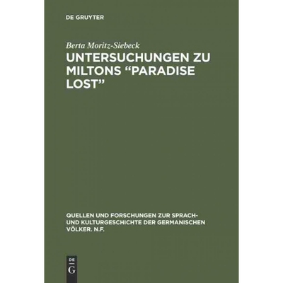 按需印刷不退不换DEG Untersuchungen zu Miltons “Paradise lost”[9783111022949]