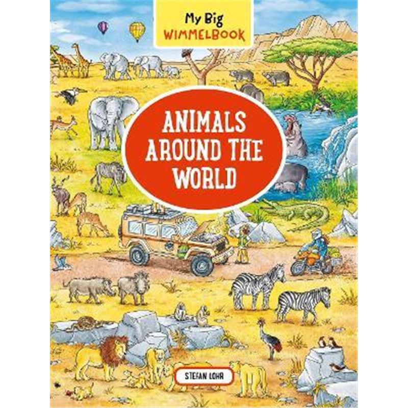 现货 My Big Wimmelbook Animals Around the World 我的大发现绘本 英文原版 儿童读物 上海外文书店