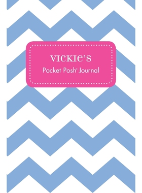 按需印刷不退不换Vickie's Pocket Posh Journal, Chevron[9781524809805]