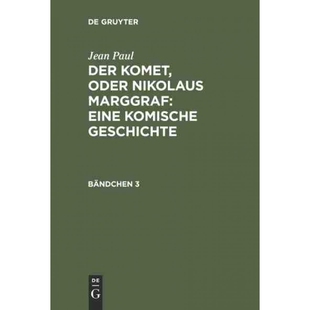 按需印刷DEG Der Komet, oder Nikolaus Marggraf : Eine komische Geschichte[9783111067995]