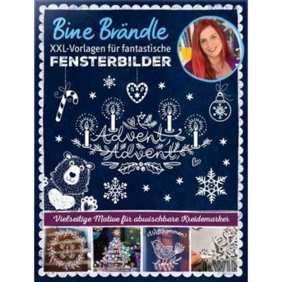 预订【德语】 XXL-Vorlagen für fantastische Fensterbilder:Vielseitige Motive für abwischbare Krei