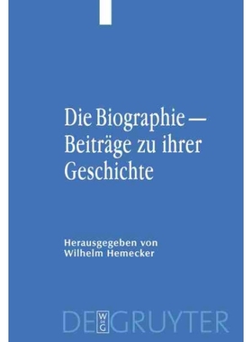 按需印刷DEG Die Biographie ?C Beitr?ge zu ihrer Geschichte[9783110219364]