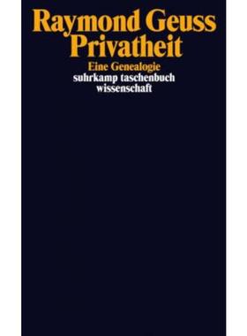 预订【德语】 Privatheit:Eine Genealogie