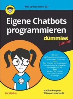 预订【德语】 Eigene Chatbots programmieren für Dummies Junior:Programmieren lernen für