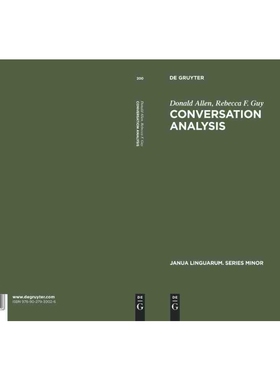 按需印刷不退不换DGYT Conversation Analysis[9789027930026]