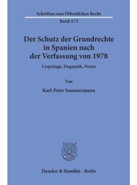 预订【德语】 Der Schutz der Grundrechte in Spanien nac