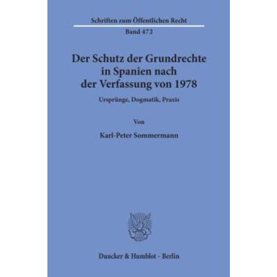 预订【德语】 Der Schutz der Grundrechte in Spanien nac