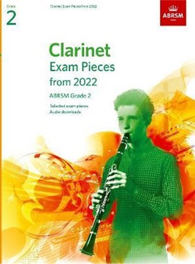 预订Clarinet Exam Pieces from 2022, ABRSM Grade 2:Selected from the syllabus from 2022. Score & Part, Audio Downloads