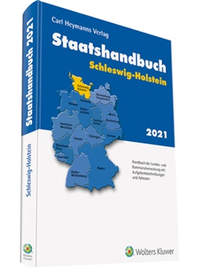 预订【德语】Staatshandbuch Schleswig-Holstein 2021[9783452296788]