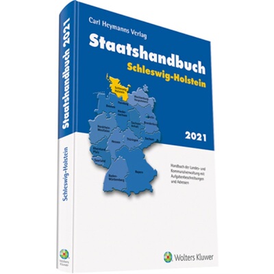 预订【德语】Staatshandbuch Schleswig-Holstein 2021[9783452296788]