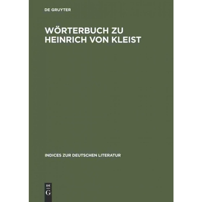 按需印刷不退不换DEG W?rterbuch zu Heinrich von Kleist[9783484380080]