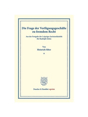 预订【德语】Die Frage der Verfügungsgesch?fte zu fremdem Recht.:(Aus der Festgabe der Leipziger Juristenfakult?t für R