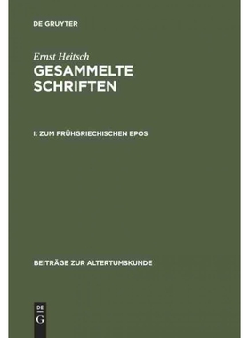 按需印刷不退不换DEG Zum frühgriechischen Epos[9783598777011]