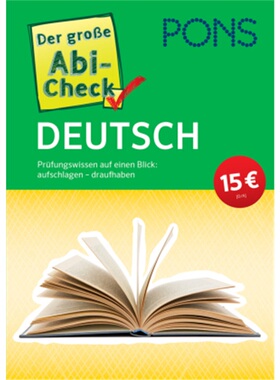 预订不退不换德语 PONS Der große Abi-Check Deutsch[9783125625792]