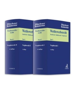 zum 德语 Kommentar 预订 VergabeR Wettbewerbsrecht Münchener Bd. B?nden.