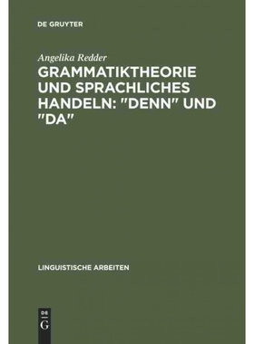 按需印刷DEG Grammatiktheorie Und Sprachliches Handeln: 