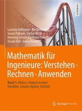 预订【德语】Mathematik für Ingenieure: Verstehen - Rechnen - Anwenden. Bd.1:Vorkurs, Analys