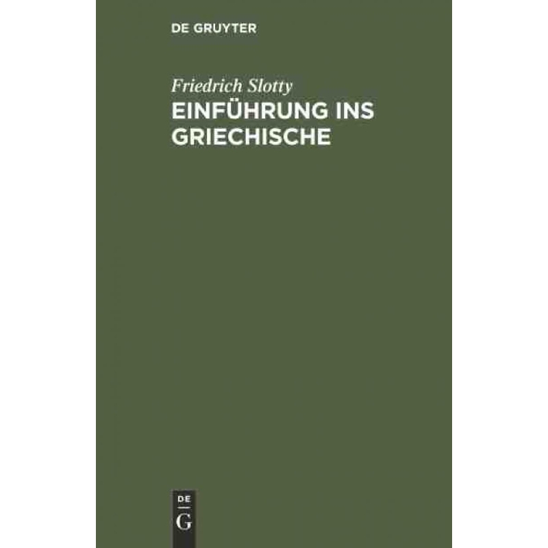 按需印刷DEG Einführung ins Griechische[9783111210018]