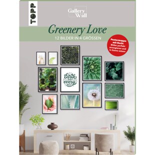Postermappe Gallery Love Greenery 预订 Größen mit Wall Bilder Bilde Buch 德语