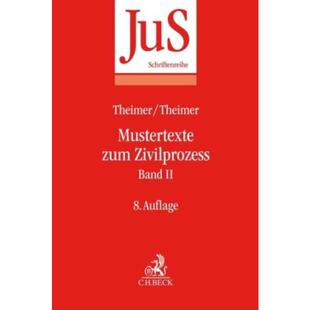 德语 Bd.2 Mustertexte Zivilprozess. Besond zum 预订