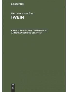 按需印刷DEG Handschriftenübersicht. Anmerkungen und Lesarten[9783110003307]