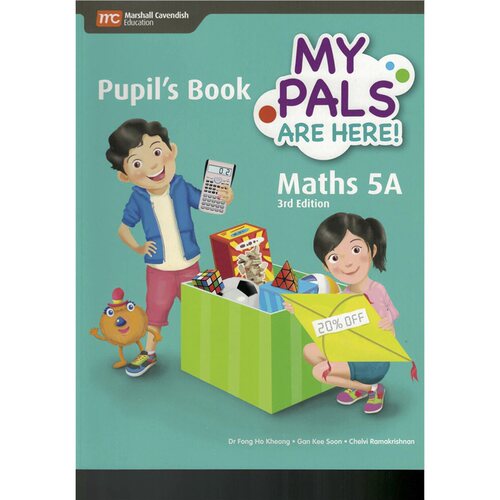 现货 新加坡小学数学5A 我的伙伴在这里 MY PALS ARE HERE! Maths 5A 3rd Edition 英文原版 上海外文 9789814433921
