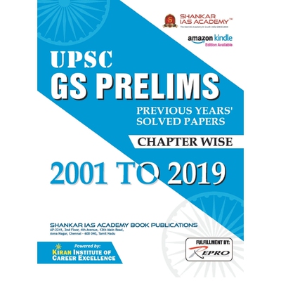 按需印刷不退不换(UPCS GS Prelims-2001-2019 (Shankar)[9789389554199]