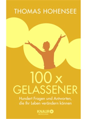 预订【德语】100 x gelassener[9783426657836]