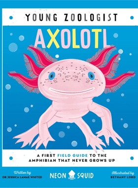 现货Axolotl (Young Zoologist) 蝾螈 小小动物学家 儿童读物英语原版 外文书店[9781916745094]