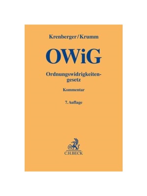 预订【德语】Ordnungswidrigkeitengesetz:Kommentar