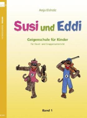 预订【德语】 Susi und Eddi. Geigenschule für Kinder ab 5 Jahren. Für Einzel- und Grupp