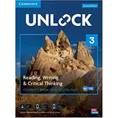Unlock Level 3（2nd edition）: reading and writing & critical thinking with Mob App/online workbook & downloadable video