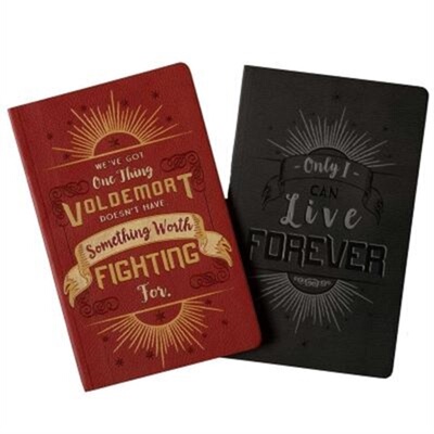 预订不退不换Harry Potter: Character Notebook Collection. Set of 2: Harry and Voldemort[9781683833086]