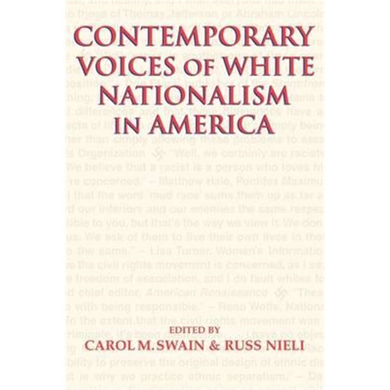 预订contemporary voices of white nationalism in america