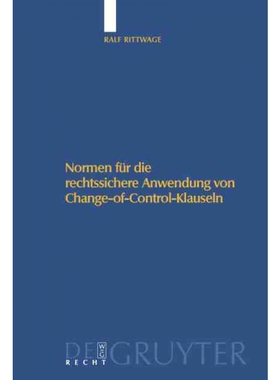 按需印刷DEG Normen für die rechtssichere Anwendung von Change of Control Klauseln[9783899496260]