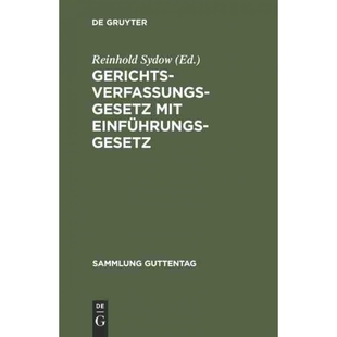 按需印刷DEG Gerichtsverfassungsgesetz mit Einführungsgesetz[9783110495508]