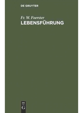 按需印刷DEG Lebensführung[9783111303550]