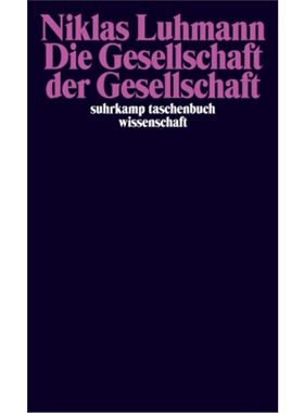 预订【德语】Die Gesellschaft der Gesellschaft, 2 Teile