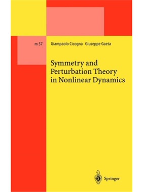 预订不退不换Symmetry and Perturbation Theory in Nonlinear Dynamics