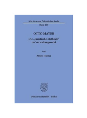 预订【德语】Otto Mayer.:Die 