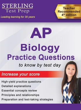 按需印刷Sterling Test Prep AP Biology Practice Questions[9798885570350]